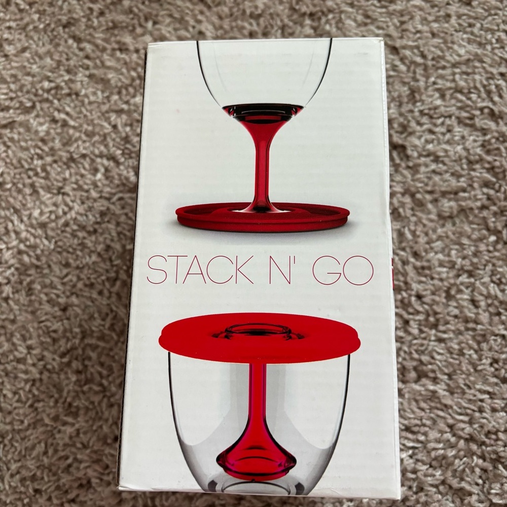 Asobu Stack N' Go Wine Glasses